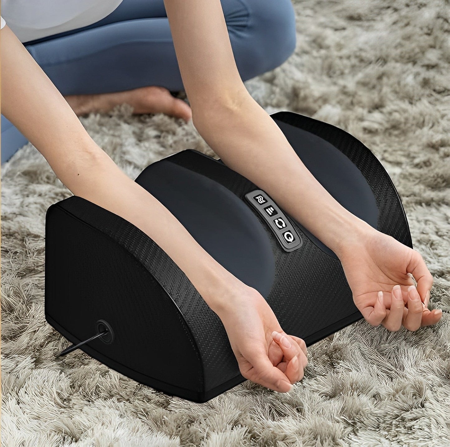 Votanila Foot and Calf Massager with Heat – Shiatsu Kneading Roller for Circulation & Pain Relief