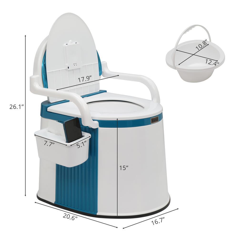 Votanila Outdoor and Indoor Portable Toilet – Comfortable Design for Seniors & Adults