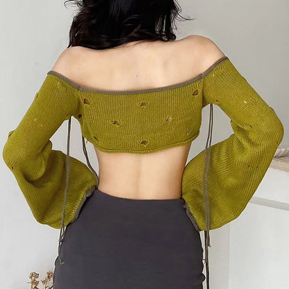Votanila Solid Color Slim Top For Women