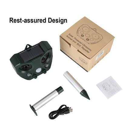 Votanila Ultrasonic Bird + Pest Repeller Solar Powered - Long Range