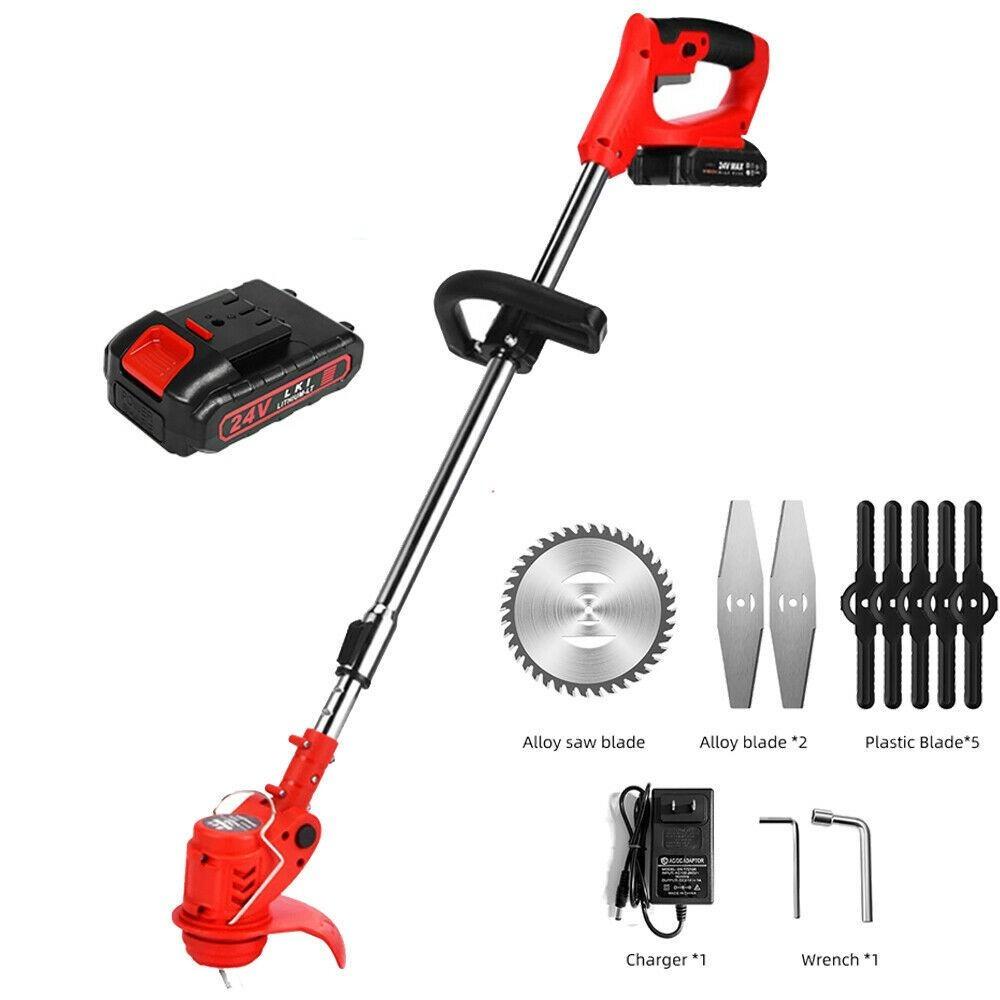 Votanila Lightweight Cordless Strimmer – Battery Powered Grass Trimmer for Small Gardens