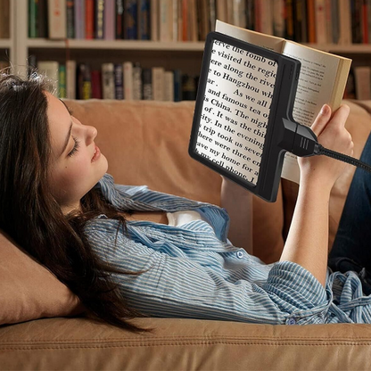Votanila 5X Magnifying Floor Lamp – Full-Page LED Light for Reading, Hobbies & Crafts