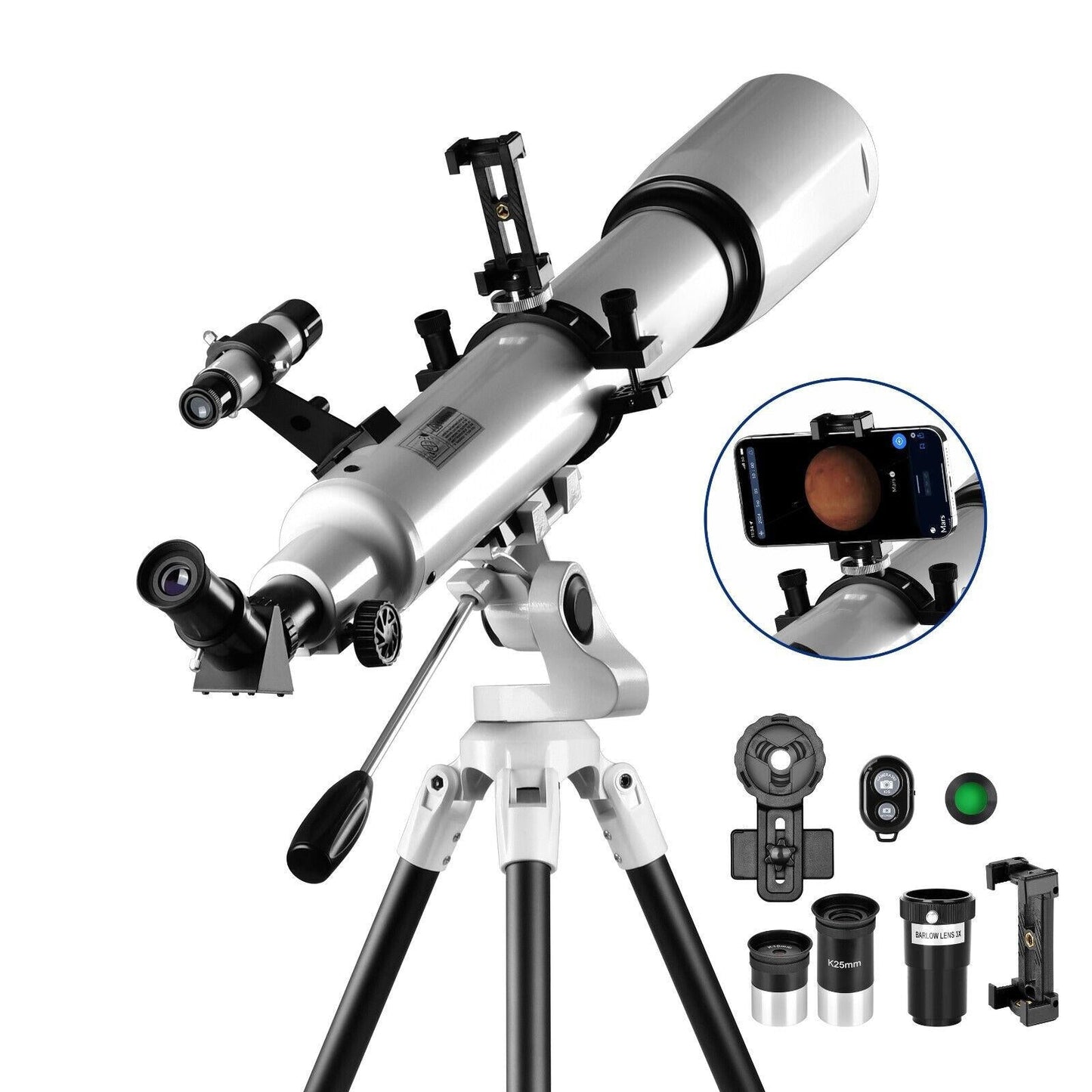Votanila 210x Magnification Telescope for Adults & Beginners – Star Tracking App & Pro-Level Design