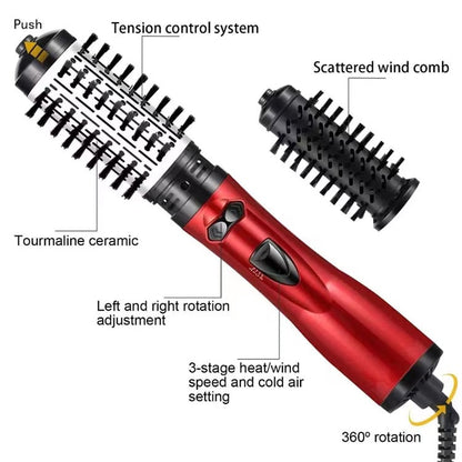 Votanila StyleMaster | 3-in-1 Rotating Hot Air-Hair Styler and Dryer