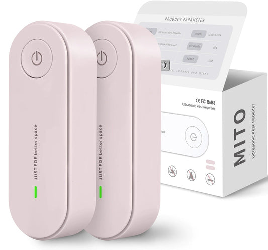 Votanila Ultrasonic Pest Repeller Plug-In – Pack of 2 Indoor Mosquito & Insect Repellent Devices