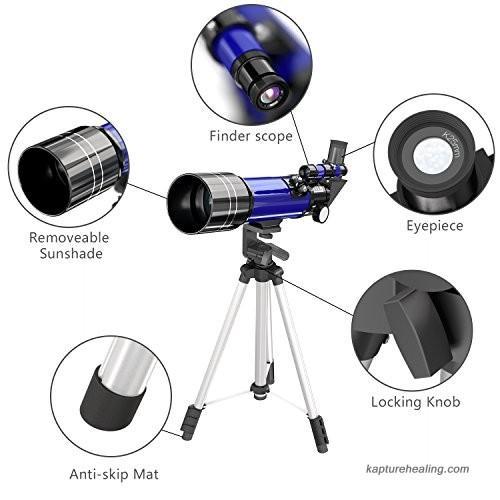 Votanila Space Telescope Pro for Beginners Equipped with 150X magnification and 3X Barlow lens Blue