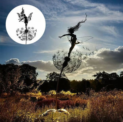Votanila Fairy Steel Garden Sculptures