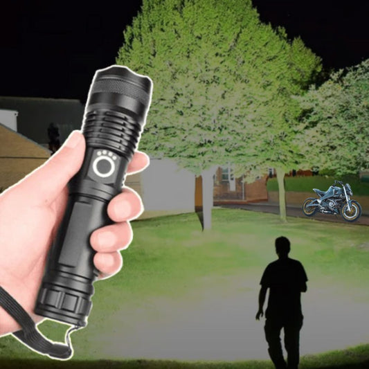 Votanila Powerful LED Flashlight – 90,000 Lumens Rechargeable Tactical Torch