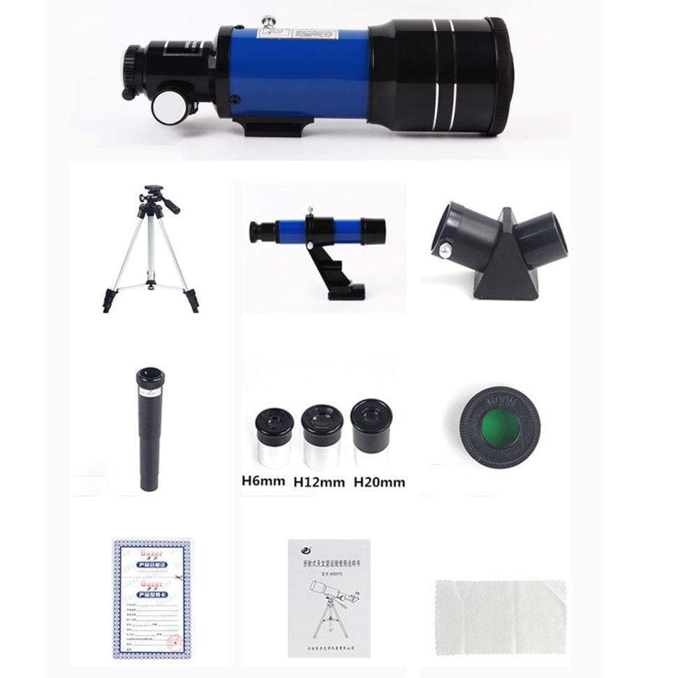Votanila Space Telescope Pro for Beginners Equipped with 150X magnification and 3X Barlow lens Blue