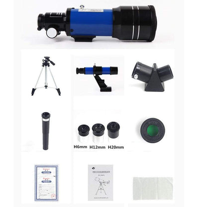 Votanila Space Telescope Pro for Beginners Equipped with 150X magnification and 3X Barlow lens Blue