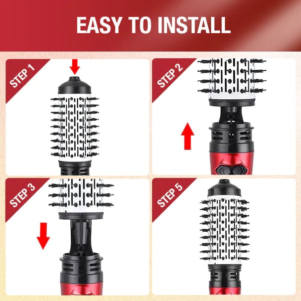 Votanila StyleMaster | 3-in-1 Rotating Hot Air-Hair Styler and Dryer