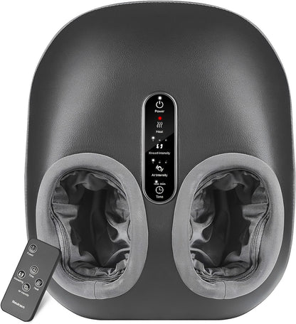 Votanila Shiatsu Foot Massager with Heat – Kneading, Vibration & Air Compression for Deep Tissue Relief