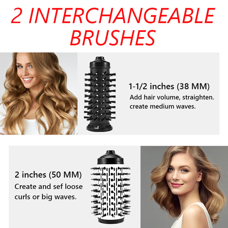 Votanila StyleMaster | 3-in-1 Rotating Hot Air-Hair Styler and Dryer
