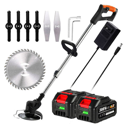 Votanila Cordless Grass Strimmer – Battery Powered Garden Trimmer with Steel Blades