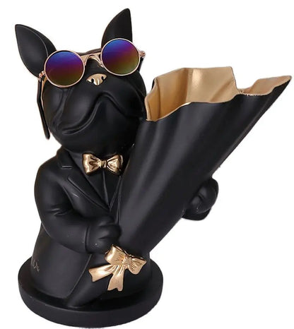 Votanila Bulldog Flower Vase