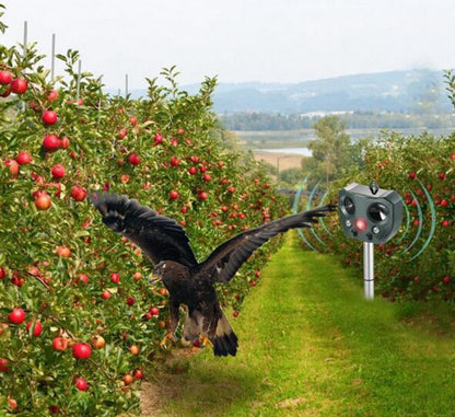 Votanila Ultrasonic Bird + Pest Repeller Solar Powered - Long Range