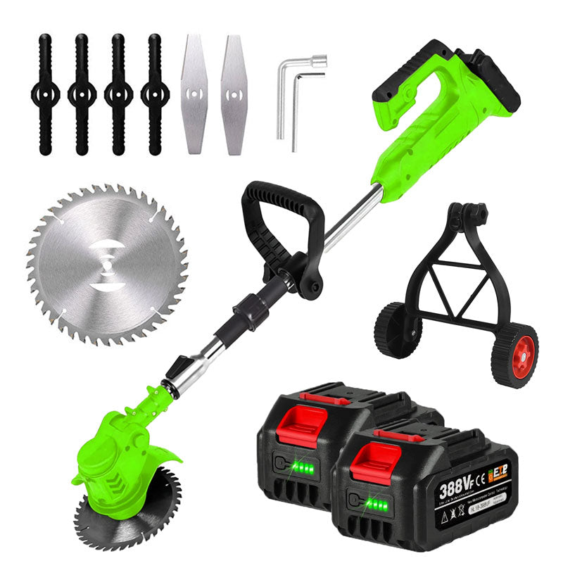 Votanila Cordless Grass Strimmer – Battery Powered Garden Trimmer with Steel Blades