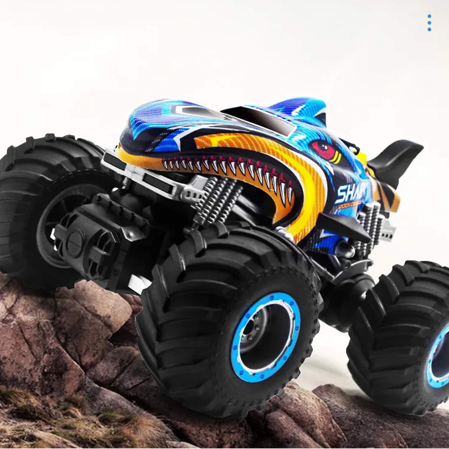Votanila RC 4x4 Off-Road Monster Truck – Remote Control Rock Crawler Drift Car (Shark Digger Design)