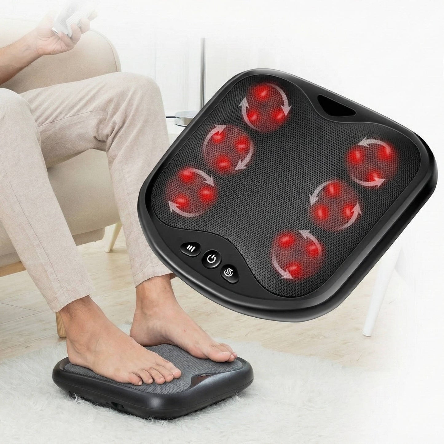 Votanila Foot Massager Machine with Heat Deep Kneading