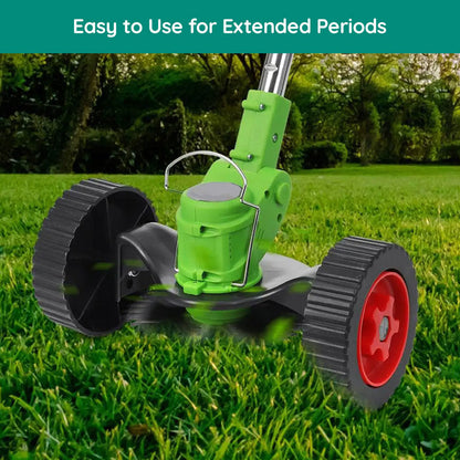 Votanila Cordless Grass Strimmer – Battery Powered Garden Trimmer with Steel Blades