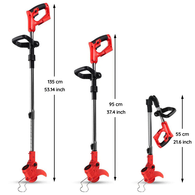 Votanila Cordless Grass Strimmer – Battery Powered Garden Trimmer with Steel Blades
