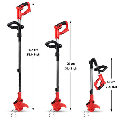 Votanila Cordless Grass Strimmer – Battery Powered Garden Trimmer with Steel Blades