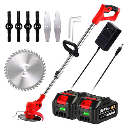 Votanila Cordless Grass Strimmer – Battery Powered Garden Trimmer with Steel Blades