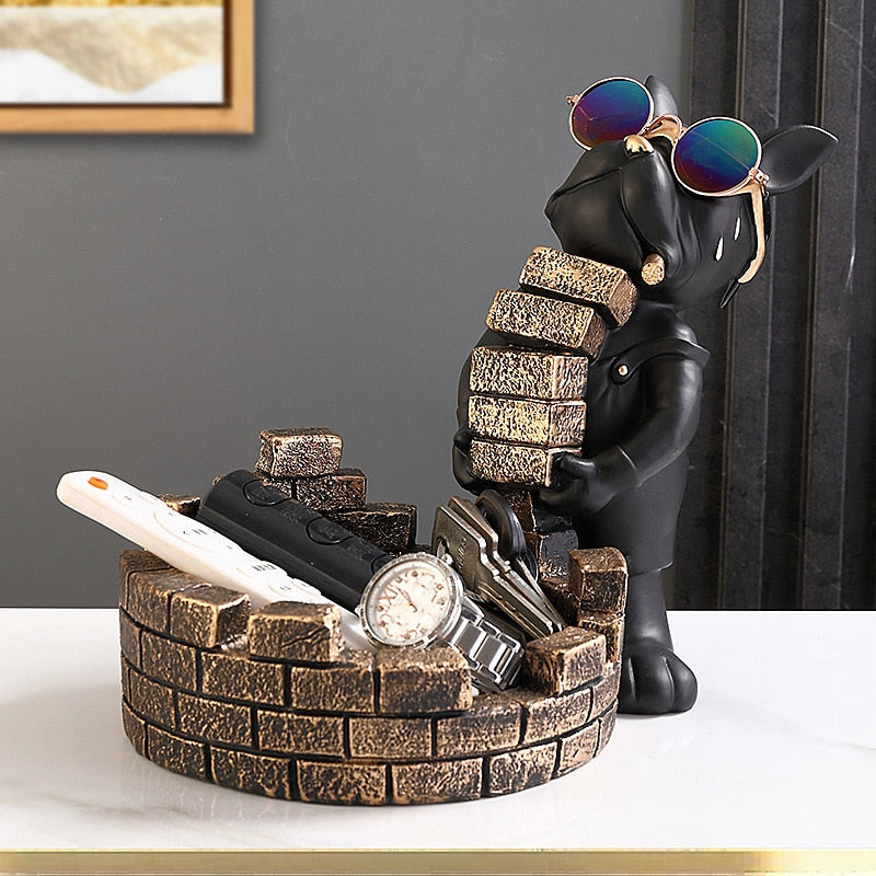 Votanila Bulldog Brickie Sculpture