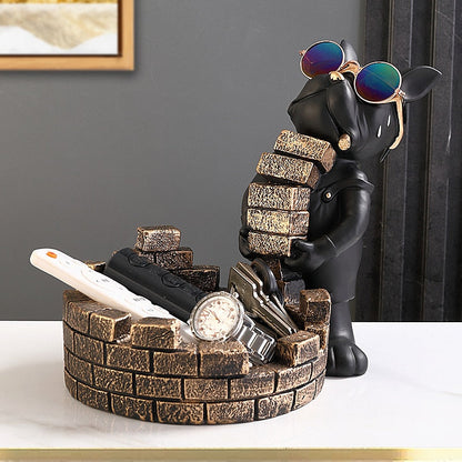 Votanila Bulldog Brickie Sculpture