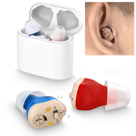 Votanila Rechargeable Hearing Aids – Invisible In-Ear Digital Sound Amplifier for Adults