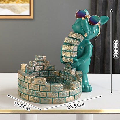 Votanila Bulldog Brickie Sculpture