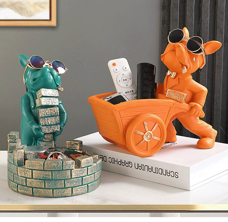 Votanila Bulldog Brickie Sculpture