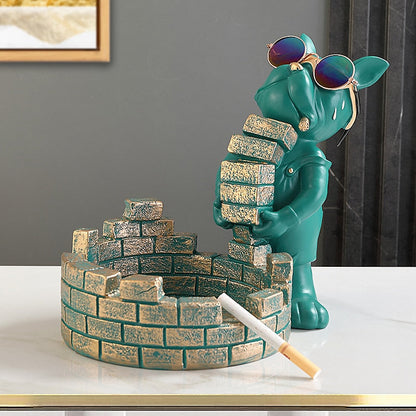 Votanila Bulldog Brickie Sculpture