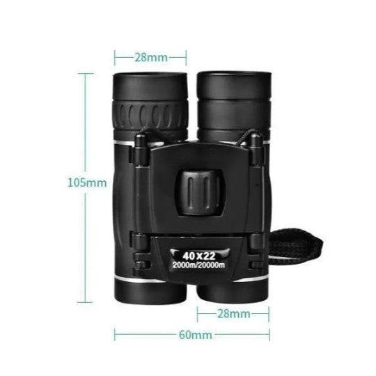 Votanila Military HD 40x22 Binoculars – Compact Hunting & Outdoor Telescope