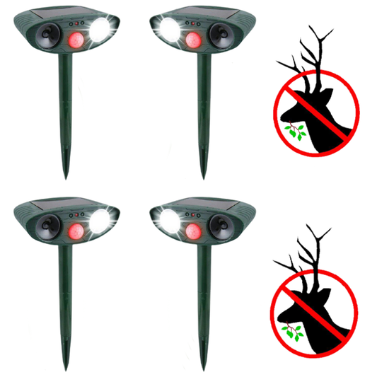 Votanila Ultrasonic Solar Deer Repeller – Motion Sensor Animal Deterrent for Garden & Yard