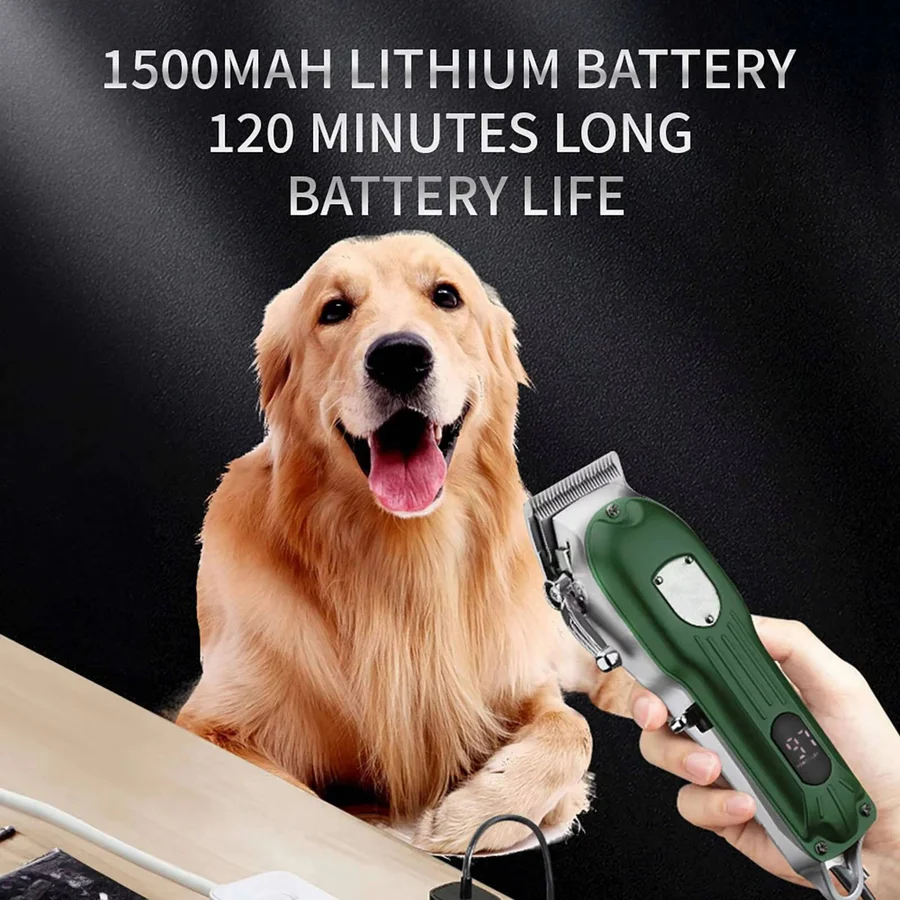 Votanila Professional Dog Hair Clipper All Metal Rechargeable