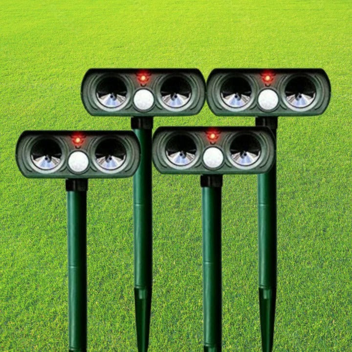 Votanila Infrared Motion Activated Solar Animal Repeller / Deterrent for Garden Protection