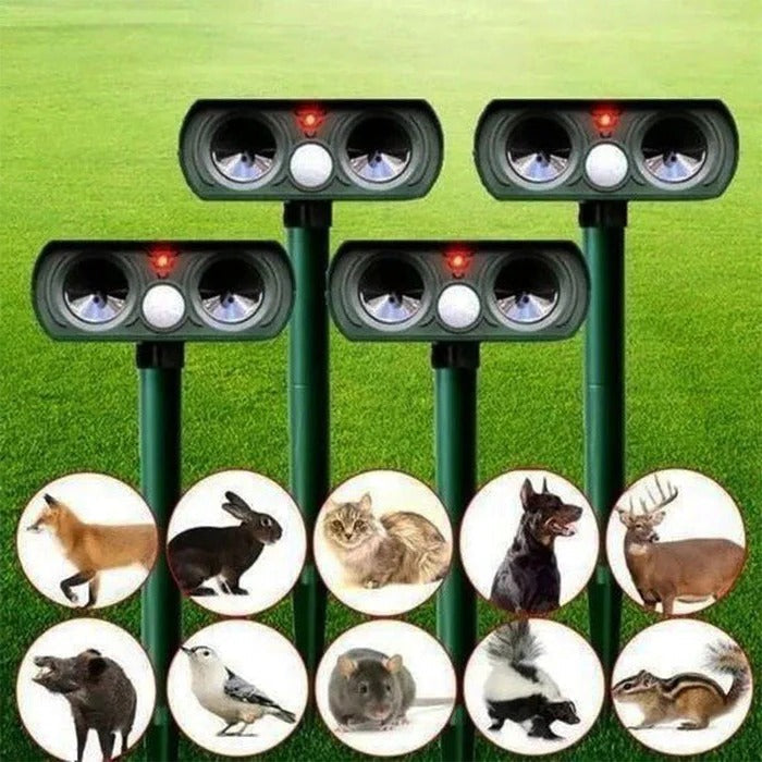 Votanila Infrared Motion Activated Solar Animal Repeller / Deterrent for Garden Protection