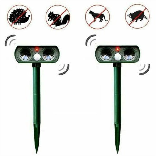Votanila Infrared Motion Activated Solar Animal Repeller / Deterrent for Garden Protection