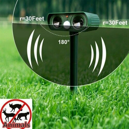 Votanila Infrared Motion Activated Solar Animal Repeller / Deterrent for Garden Protection