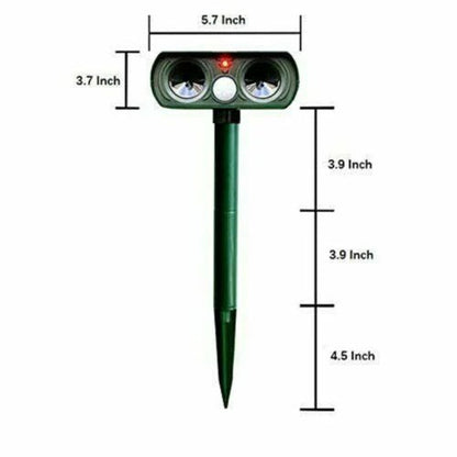 Votanila Infrared Motion Activated Solar Animal Repeller / Deterrent for Garden Protection