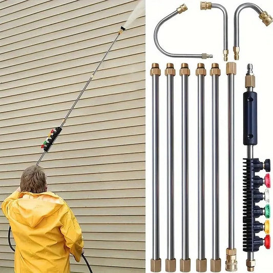 Votanila Telescoping Pressure Washer Wand Kit – Fits 4000 PSI Systems