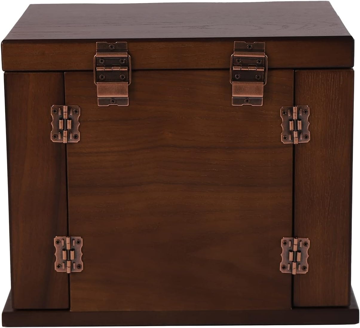 Votanila Jewelry Box Organizer with Mirror 5 Layer Large 4 Drawers