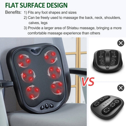 Votanila Foot Massager Machine with Heat Deep Kneading