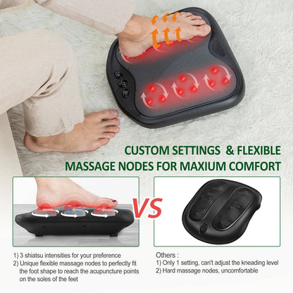 Votanila Foot Massager Machine with Heat Deep Kneading