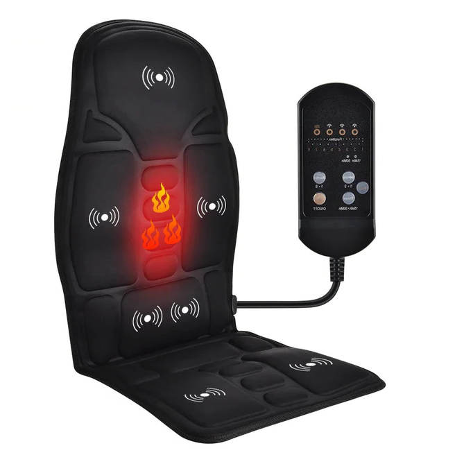 Votanila Premium Heated Massage Chair – Back & Neck Cushion with Full-Body Support