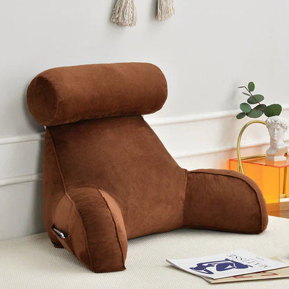 Votanila Reading Pillow with Arms – Backrest Support Cushion for Bed & Couch