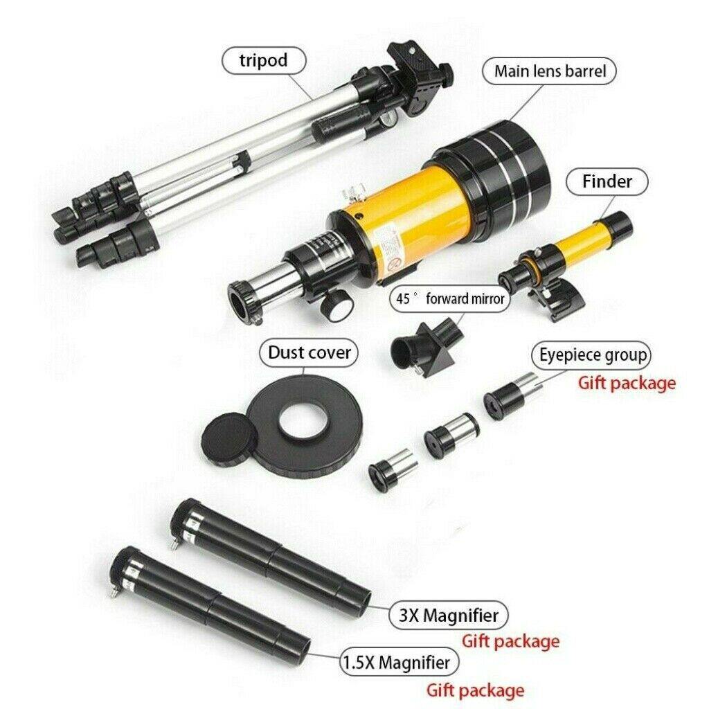 Votanila 70mm Refractor Telescope for Kids – Beginner Star Gazing Telescope with Adjustable Tripod