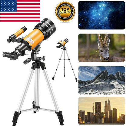 Votanila 70mm Refractor Telescope for Kids – Beginner Star Gazing Telescope with Adjustable Tripod