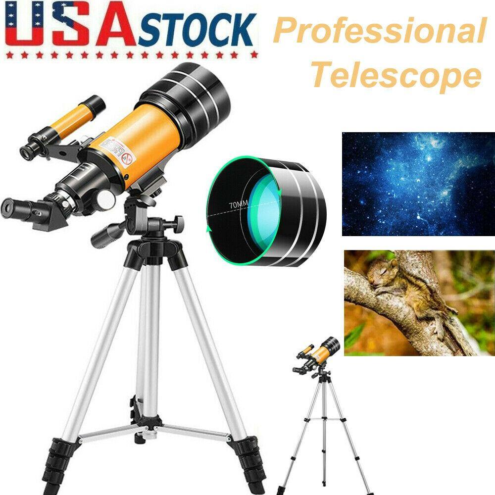 Votanila 70mm Refractor Telescope for Kids – Beginner Star Gazing Telescope with Adjustable Tripod